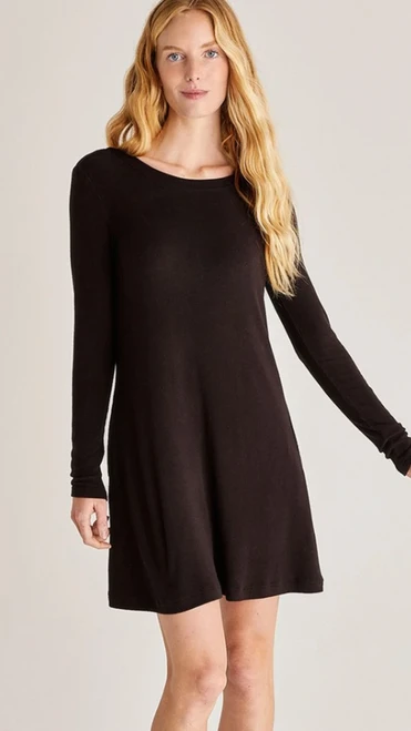 Z SUPPLY WILLA BRUSHED RIB SWING DRESS (ZD221585) 1 Z SUPPLY WILLA BRUSHED RIB SWING DRESS (ZD221585)