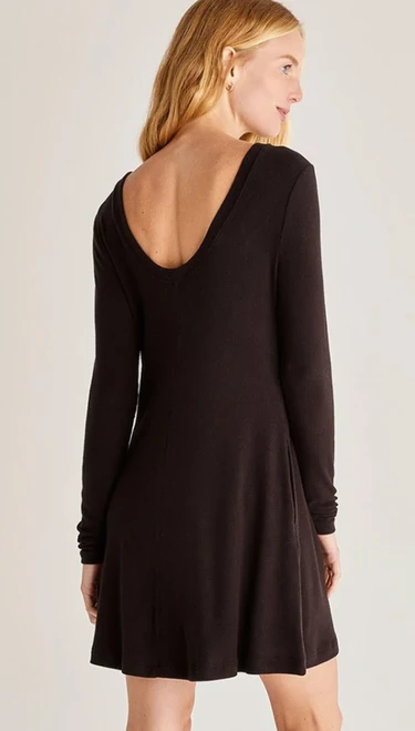 Z SUPPLY WILLA BRUSHED RIB SWING DRESS (ZD221585) 2 Z SUPPLY WILLA BRUSHED RIB SWING DRESS (ZD221585) - Image 2