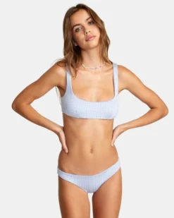 RVCA GINGHAM BRALETTE TOP(EX)