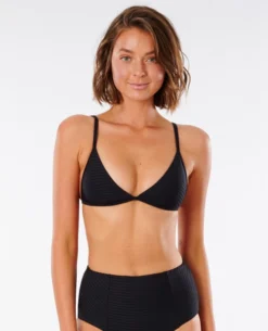 RIP CURL PREMIUM SURF FIXED TRI BIKINI TOP (EX)